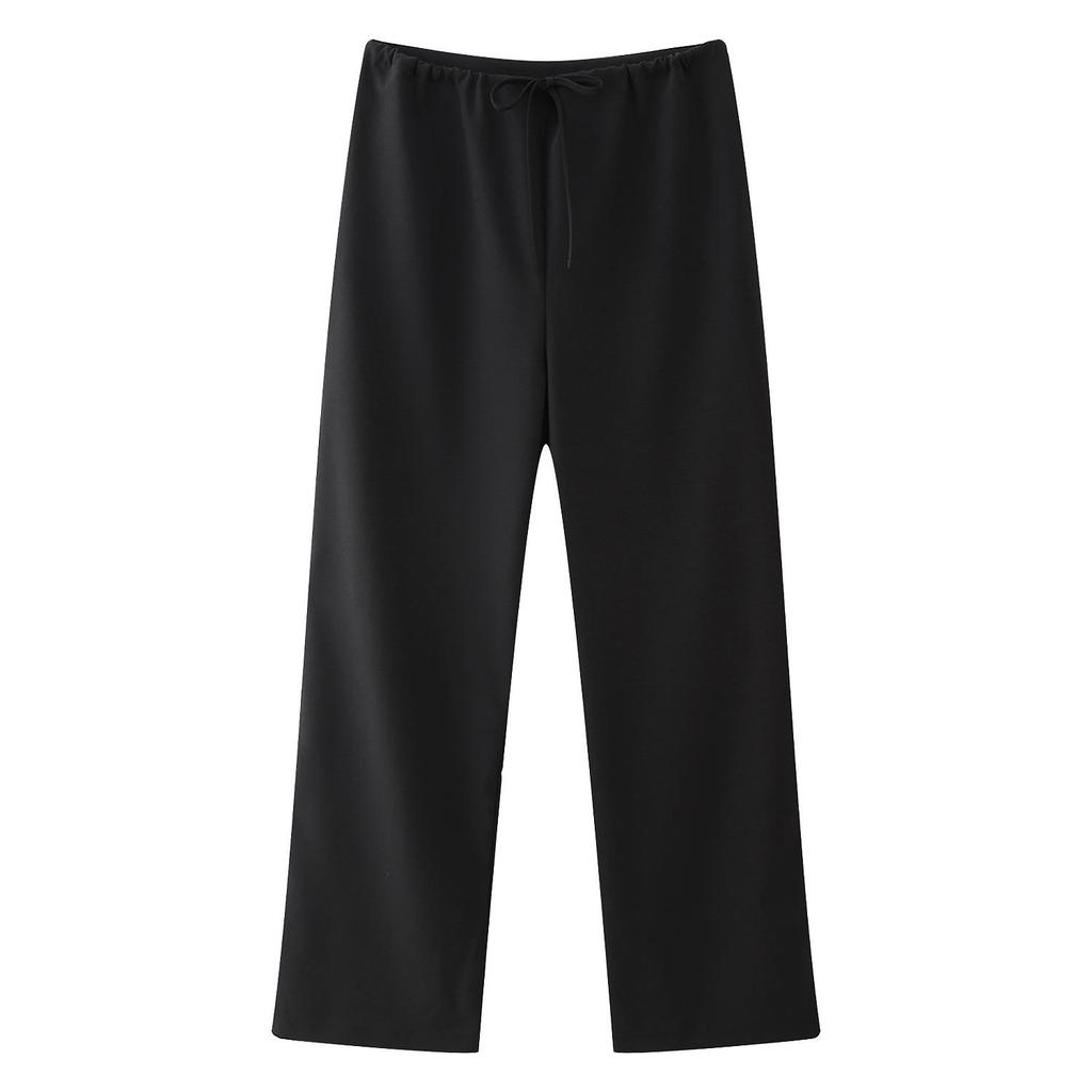European Minimalist Halter Neck Top & Pants Set