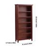 Bookcase Miniature Wooden Cabinet For Dollhouses Bedroom Living Room Decors DIY Craft Project Tiny House Furniture