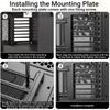 With Screws PCI Bracket Hard Steel PCI Dust Filter New Case Blanking Plate