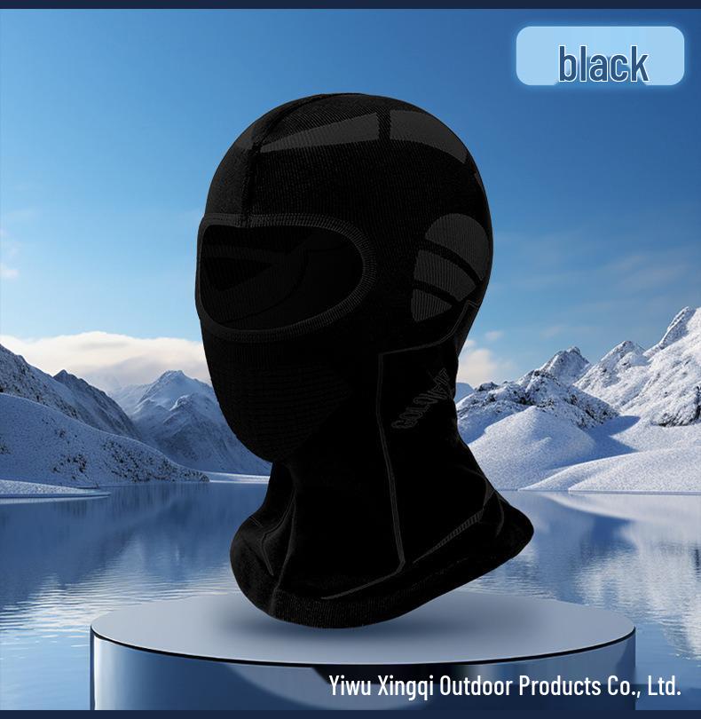 Outdoor Skiing & Fishing Dustproof Neck Gaiter: Cold-Protection Knit Style Face Mask for Cycling, Mountaineering, Autumn & Winter