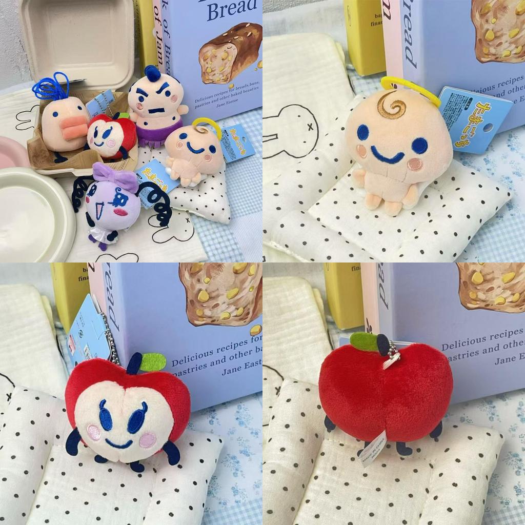 Tamagotchi Plush Keychain Featuring Chibi Angel And Sumo Gijimas For Gift Enthusiasts