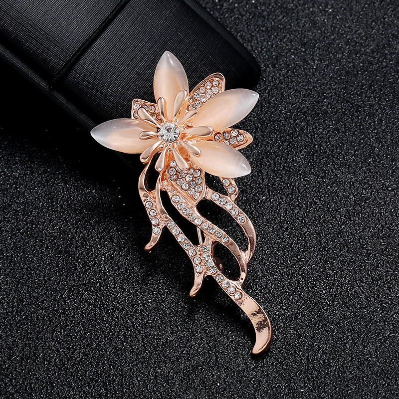New Alloy Brooch High-end Sense Niche Women Spot High-end Pin Coat Suit High-end Versatile Corsage