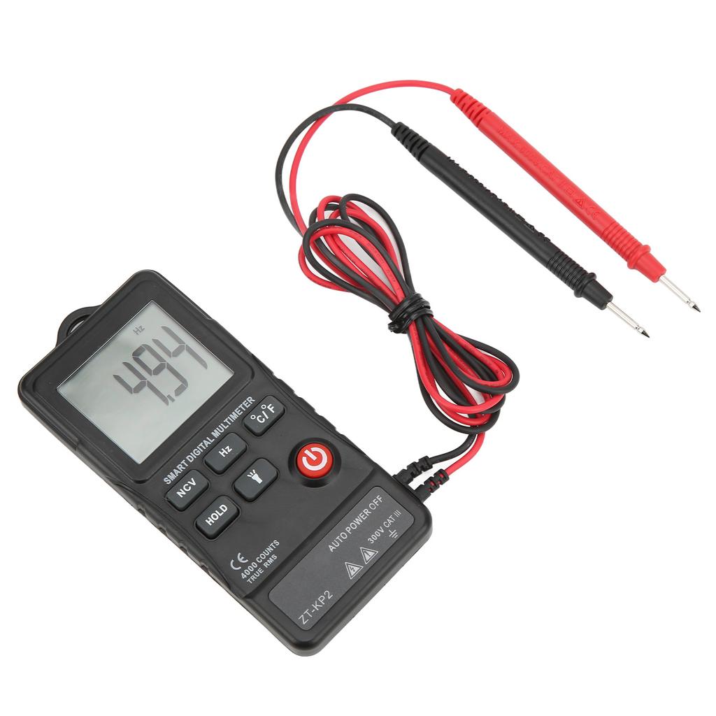 ZTKP2 Digitales Multimeter Vollautomatisch Brennschutz Universell Intelligente Multi-Tester für Heimwerker Elektriker