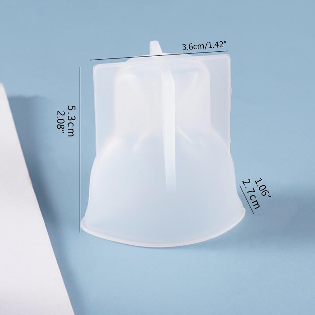 Gör-det-själv-hantverk Smycken Bord Heminredning Gjutning Silikonform Kristall Epoxihartsform Plånbok Lyckopåse UV-Epoxiform