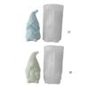 Faceless-Santa Candle Silicone Mold DIY Dwarf Perfume-Stone Candle Making Gypsum-Resin Mold Holiday Gift Home Decoration