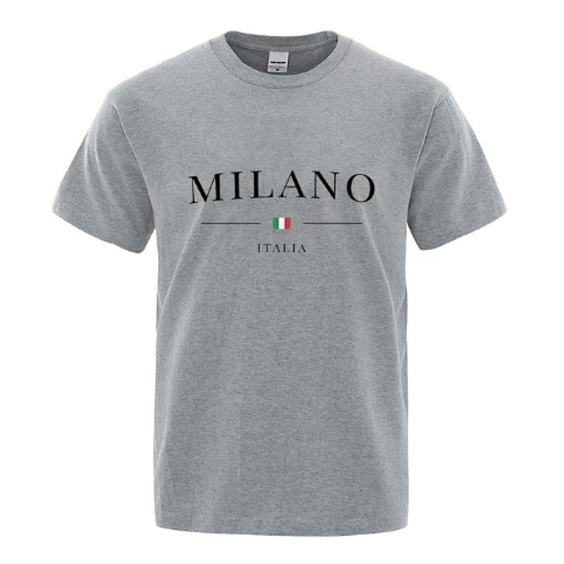 Brand Fashion Letter Printing Men's T-shirt 100%Cotton Summer Luxury Short Sleeve Tees Solid Color Wear Streetwear Tops Shirt