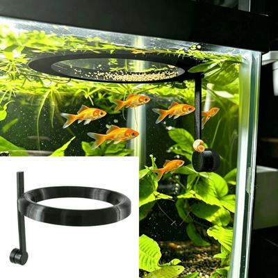 Magnetische Bevestiging Aquarium Voederring Voer Verspreiding Voorkomen Vis Voederring Aquarium