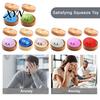 Stress Relief Toy Steamed Bun Squeeze Toy, Cute Dumpling Ball, Calming Fidget Slow Rising Decompression for Desk, Kawaii Gift Glitter