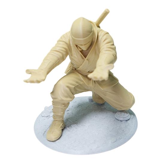 

Ninja Pen Holder for Desk Kneeling Ninja Samurai Pencil Holder 3D Printed Pen Holder Gift for Boys Students Office Workers