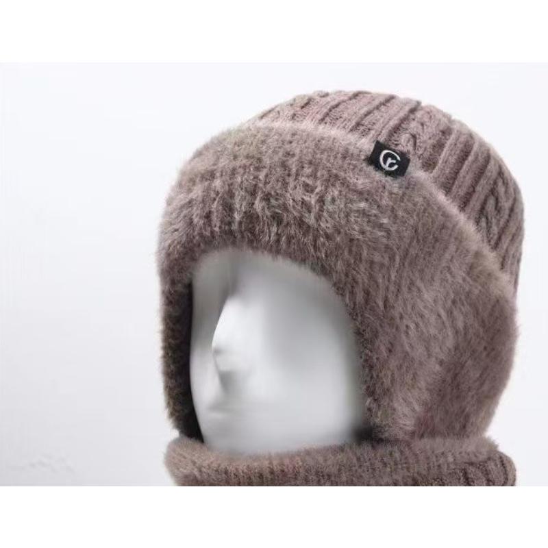 

Стандартный олень плюшевый набор из двух предметов: шарф для защиты ушей от холода и теплая вязаная шапка с плюшевой подкладкой One size