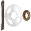 25H Chain Set FourHole Crankset Gearless Flywheel 146Link Chain for Electric Scooters
