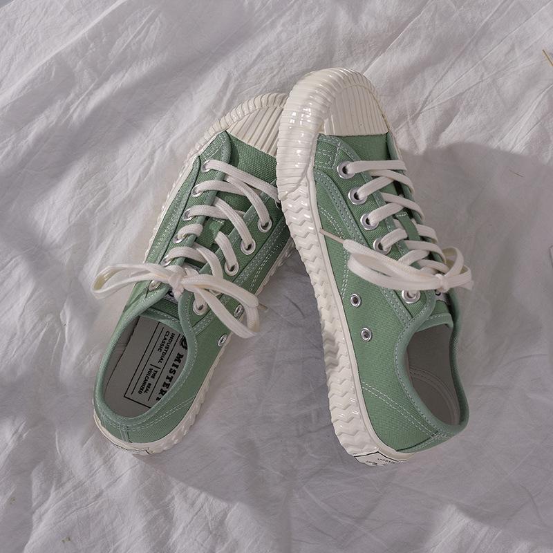 Casual shoes canvas shoes women's board shoes new little white shoes women 8655