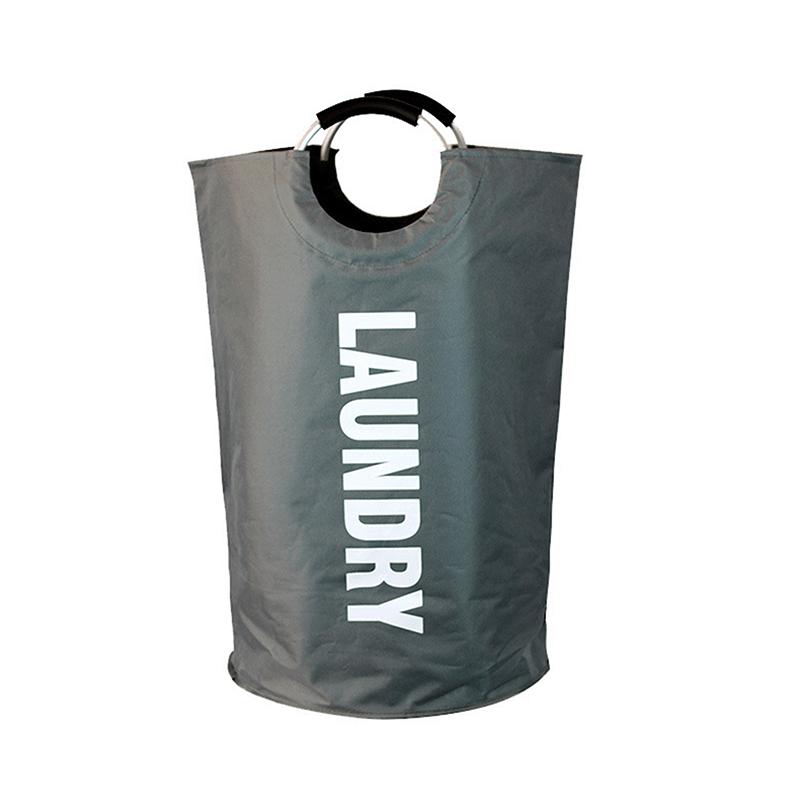

Сверхбольшая корзина для белья 90 л, водонепроницаемая сумка для белья из ткани Оксфорд с ручкой, корзина для грязной одежды