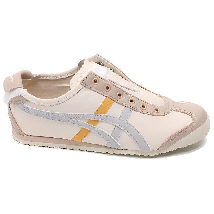 Onitsuka Tiger Mexico 66 Synthetic Leather Casual Fashion Slip Resistant Durable Low Top Lifestyle Shoes Unisex sneaker Khaki 1183B815-201