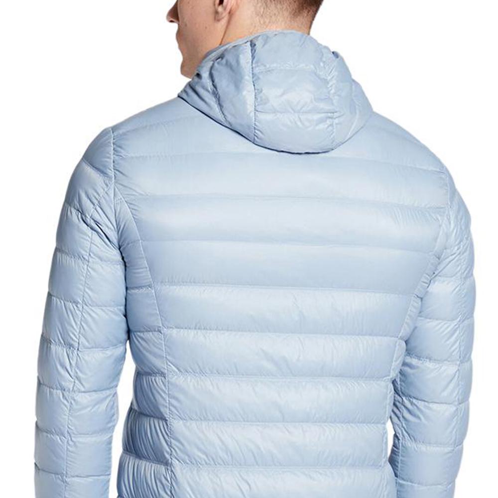 Emporio Armani EA7 Freizeit Uni Reißverschluss Kapuze Langarm Daunenjacke Herren Jacken Blau 8NPB02-PN29Z-1506