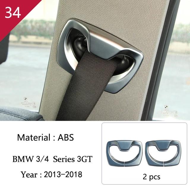 For BMW 3 4 Series F30 F31 F34 F36 Car Styling Interior Buttons Panel Frame Decoration Cover Trim Stainless Steel Accessories