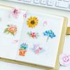 45pcs/set Kawaii Journal Cute Diary Flower Stickers Scrapbooking Stationery Decoration