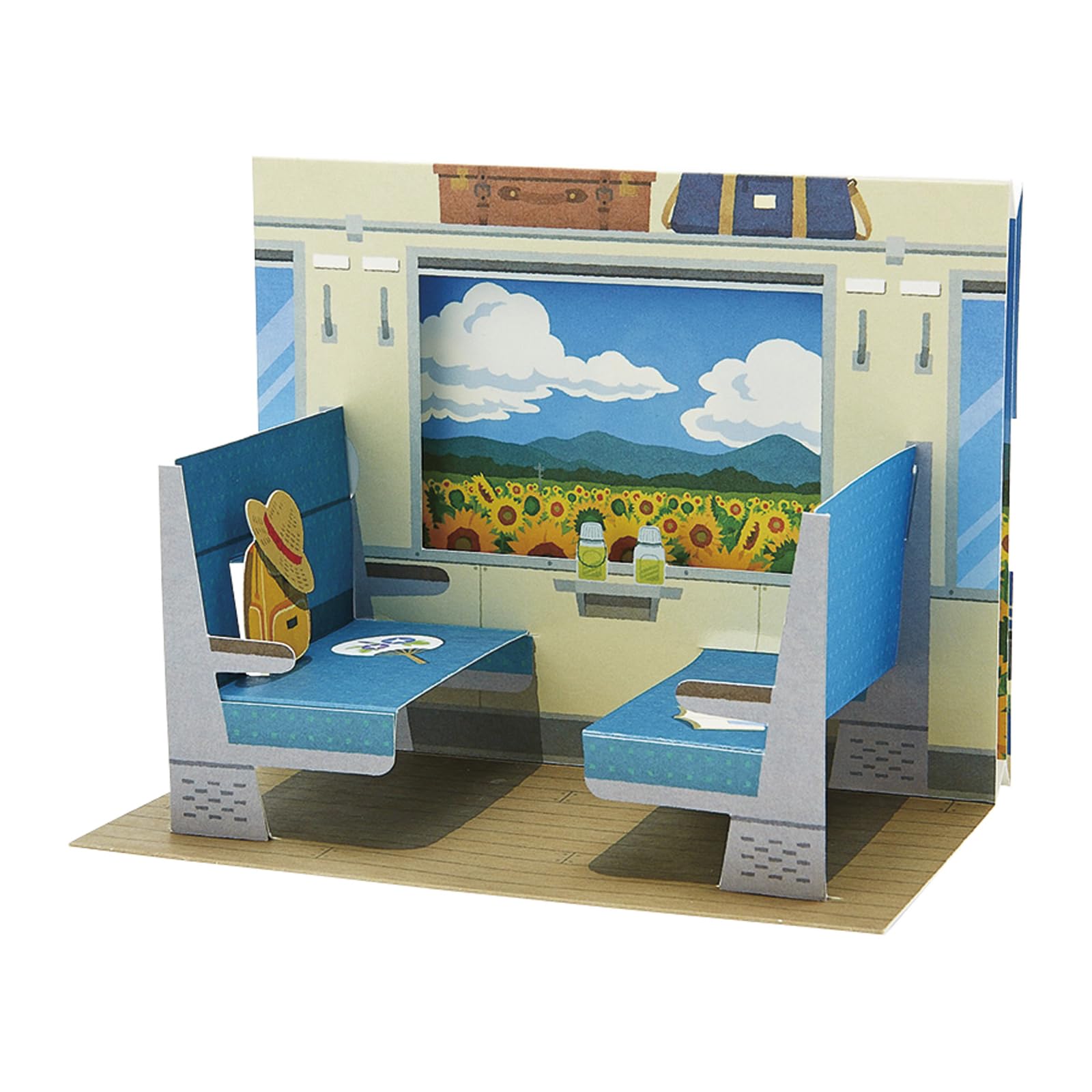 

Открытка Sanrio Летнее окно автомобиля и сиденье-бокс JSP 689505 87-5 синий