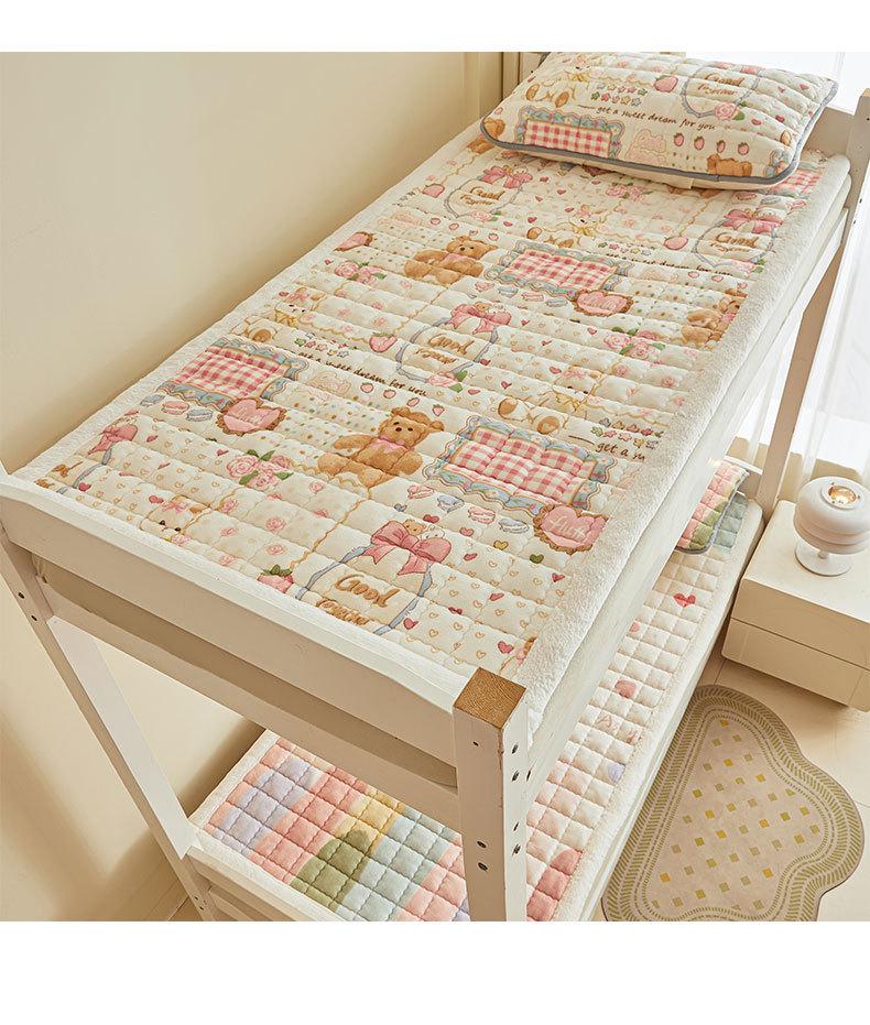 Colchoncillo Plegable de Tatami de Terciopelo de Leche de Lujo para Residencias Estudiantiles y Hogares