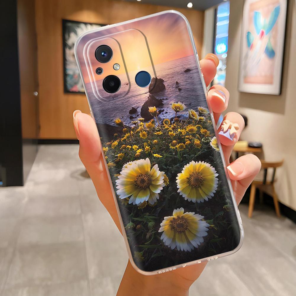 For Cover Xiaomi Redmi 12C Case Cute Cartoon Painted Shockproof Bumper Soft TPU Phone Case For Redmi 12C 13C 14C Coque Fundas