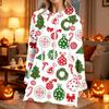 Women's Casual Long Sleeve Christmas Print Hoodie for Winter Holiday