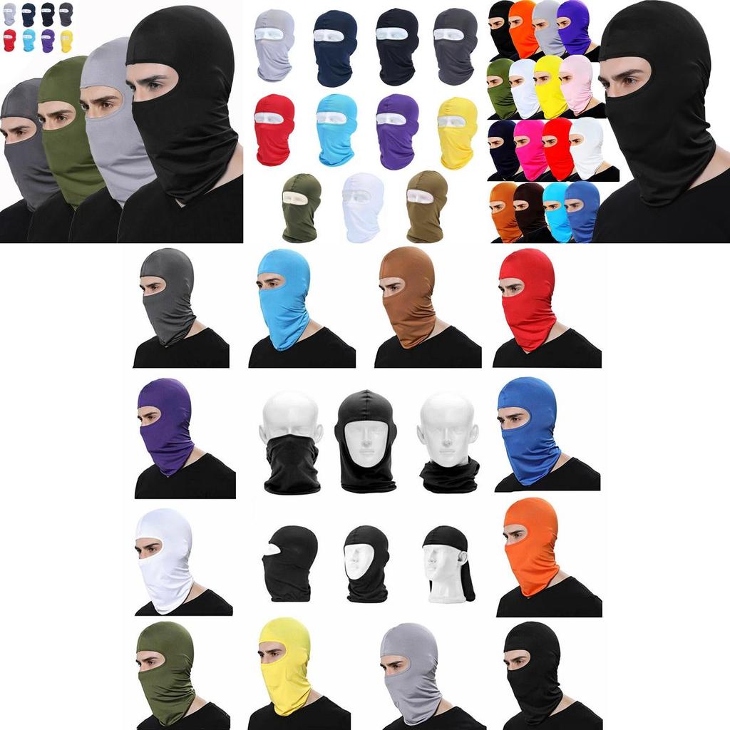 Twarz Czapki Odzież Zimowa Maska Męska Damska Cienka Czapka Rowerowa Narciarska Sportowa Szaliki