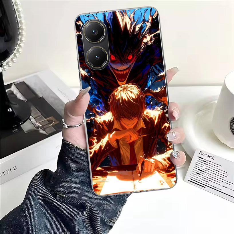 

N-Note D-Death Ягами Лайт Мягкий чехол для телефона для Xiaomi Redmi 15C 15 13C 13 Poco X5 X6 X7 F7 Ultra M7 12C 12 10 10C 9C 9A 9T 9 Fu Redmi 15C 4G