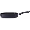 Accessoires De Préparation D'aliments - EDM - Grill Noir - 24 X 24 Cm - Compatible Tous Feux - Élégant