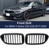 ABS Single Slat Gloss Black Grills Front Kidney Grill For Bmw 5 Series G30 G38 525I 530I 540I 550I 217- Car Replacement