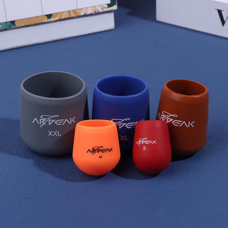 NEW 1Pc Fishing Rod Handle Protective Case Silicone Lure Rod Bottom Protector Fishing Rod End Cap Cover Accessories Random Color