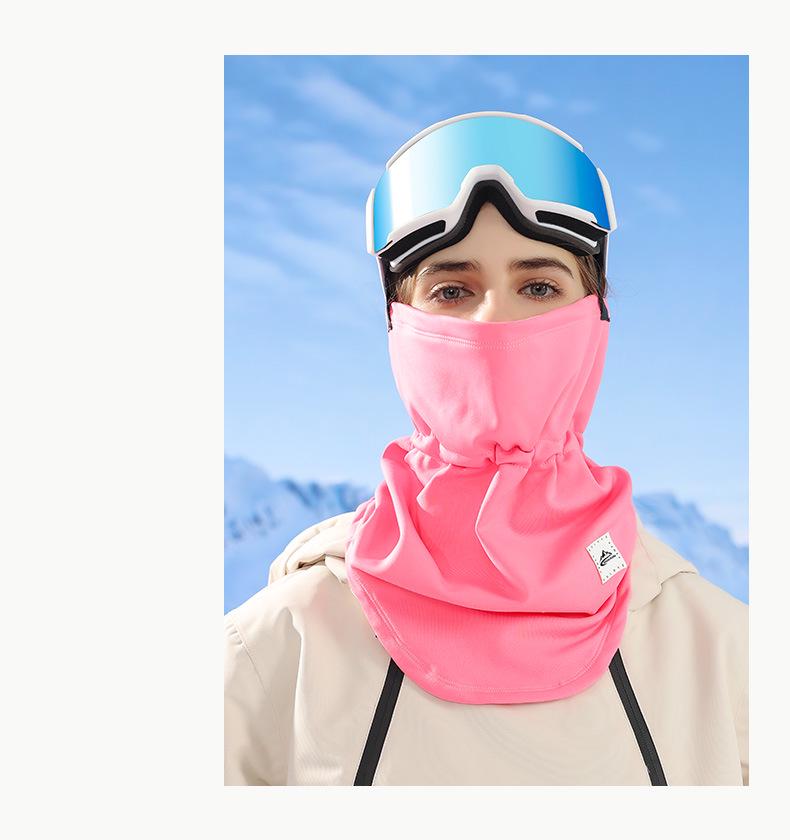 Unisex Thickened Fleece Winter Ski Mask - Warm, Windproof, Coldproof, for Autumn Outdoor Cycling