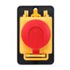 16A 4 Pin Electromagnetic Switch Emergency Stop Push Button Switch for Electrical Panel Power Tool Woodworking Machine