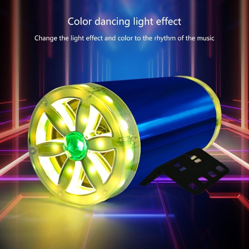 Waterproof Dustproof Motorcycle Speaker System with Dynamic LED Lighting Steel Sound Components for Motorcycle Bikes