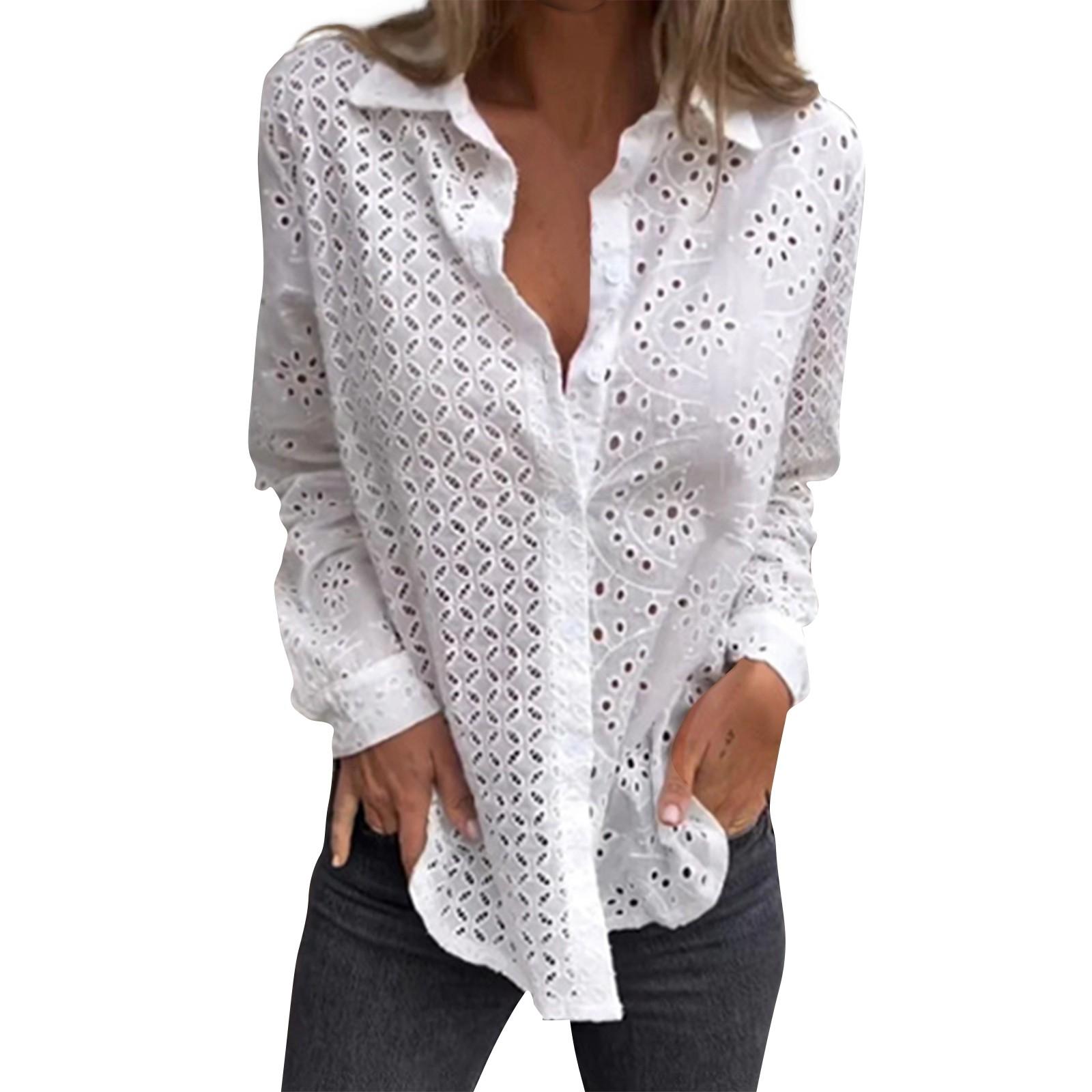 

Женская элегантная плиссированная приталенная блузка с полувысоким воротником и длинными рукавами XXXXXL белый