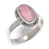 Natural Rhodochrosite Gemstone Handmade 925 Solid Silver Jewelry Ring S.9 l8G08
