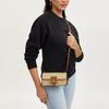 COACH Morgan Coated Canvas Shoulder Bag, Crossbody Bag Small Women's Light Khaki CR254-IMWQ4