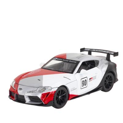 1/32 Toyota SUPRA GT Alloy Racing Car Model Diecasts Metal Toy Sports Car Model Simulation Sound Light Collection Toy Gift