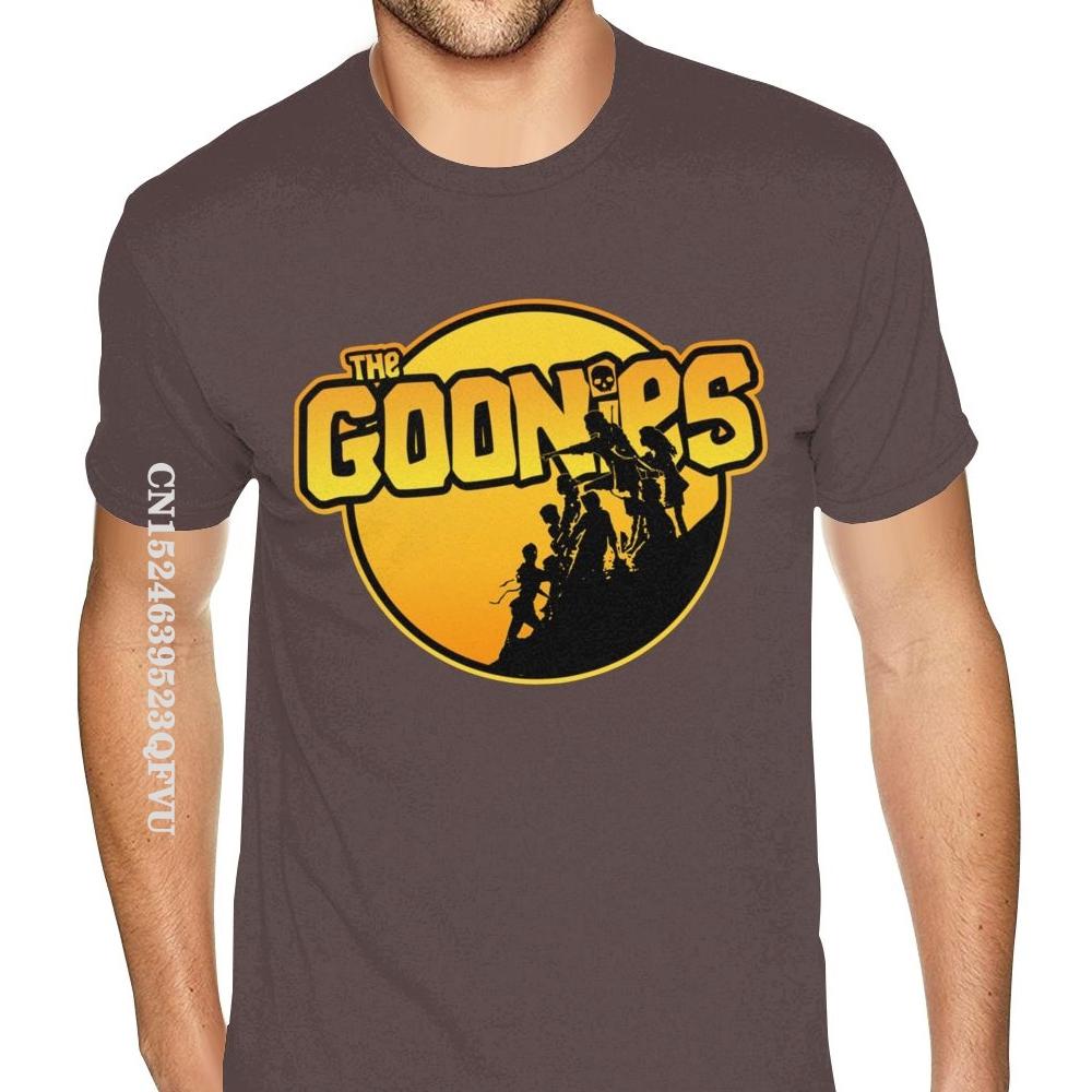

Оптовая продажа футболок The Goonies для мужчин, дешевые фирменные футболки в английском стиле для мужчин, мягкая хлопковая черная рубашка в английском стиле XXXL кофейный
