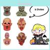 Scary Halloween Latex Mask Terrifying Zombie Costume Decoration