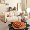 Soft Flower Carpet Special-shaped Bathroom Floor Mat  for Living Room Tea Table Bedside