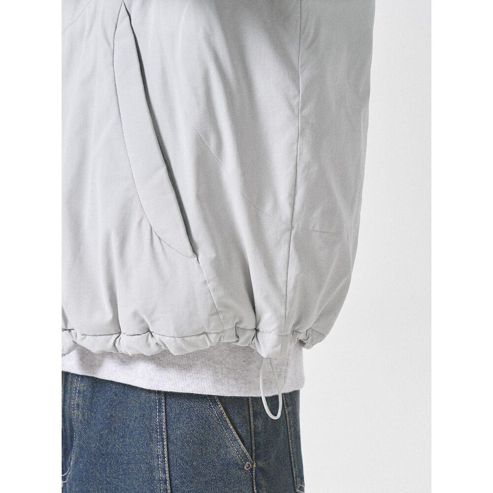 8seconds Stand Collar Lightweight Padded Jumper Light Grey