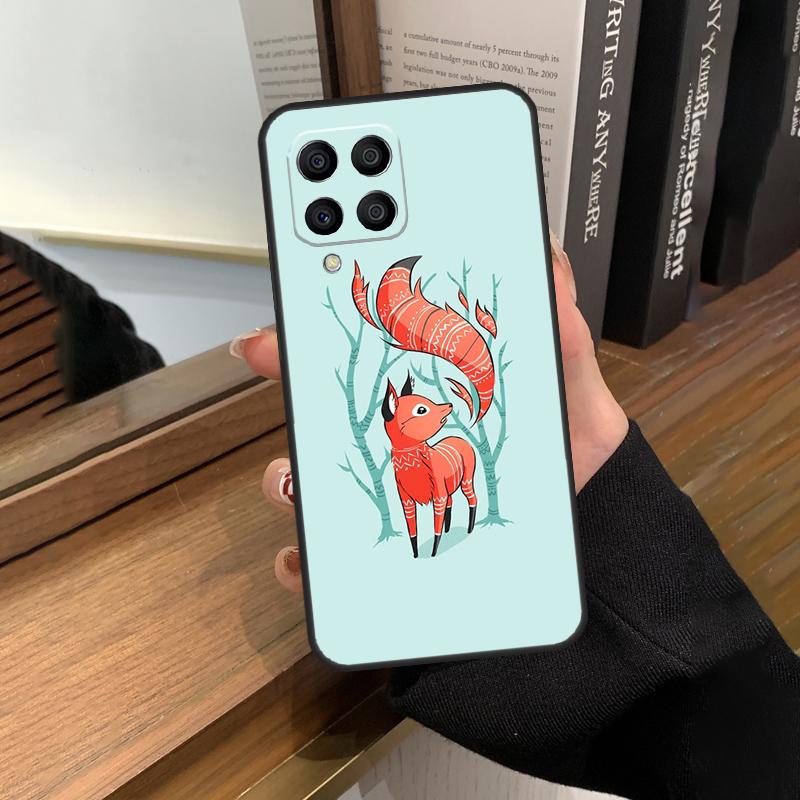 Winter Fox Foxes Case For Samsung Galaxy M35 M15 M55 M56 M36 M16 M06 M31 M13 M33 M53 M12 M32 M52 M14 M34 M54