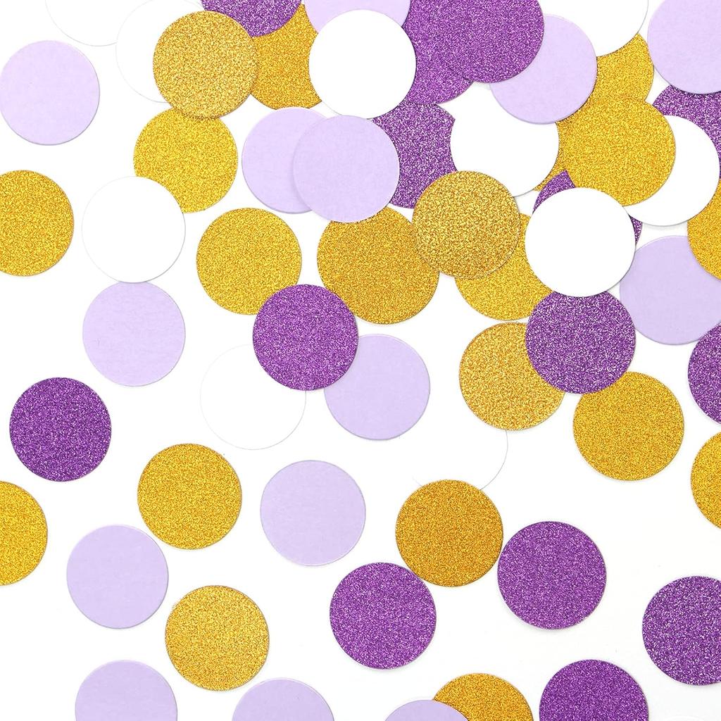 Navy-Blue Moon Gold Star Confetti - 300pcs Glitter Twinkle Little Star Table Confetti Eid Ramadan Mubarak Decoration Birthday Wedding Baby Shower