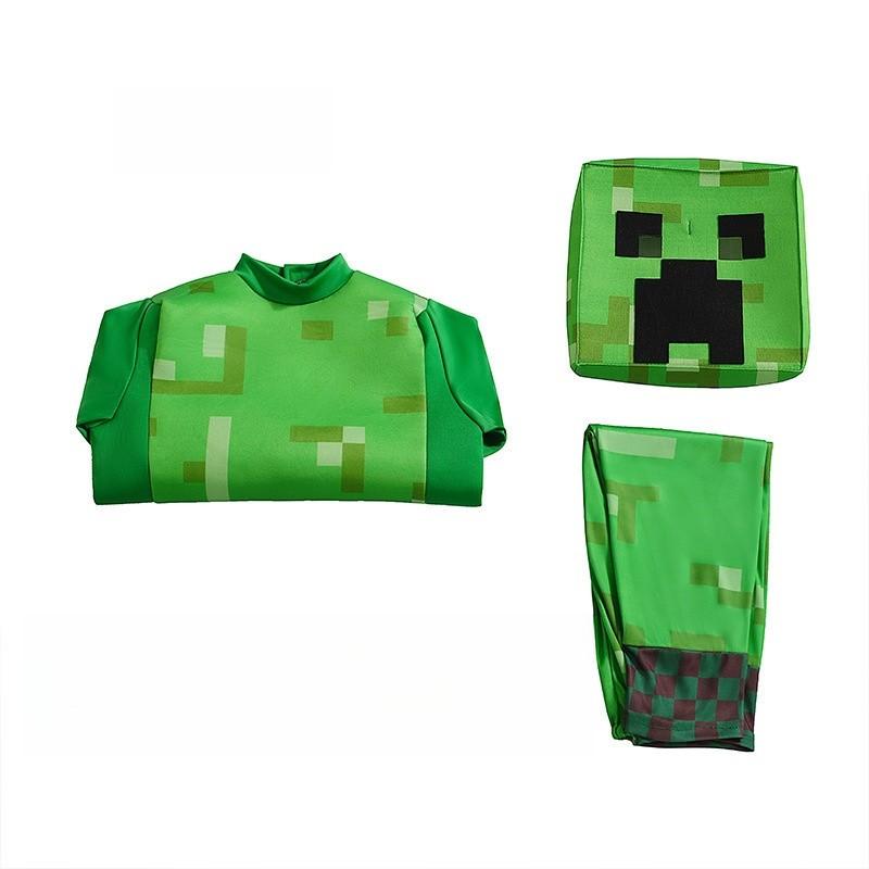 Minecraft Diamond Armor Cosplay Costume With Polyester Material For Game Anime Role Play