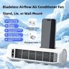 Quiet Portable Desk Fan Digital Display Phone Stand New Bladeless Cooling Fan  Kitchen Cooling
