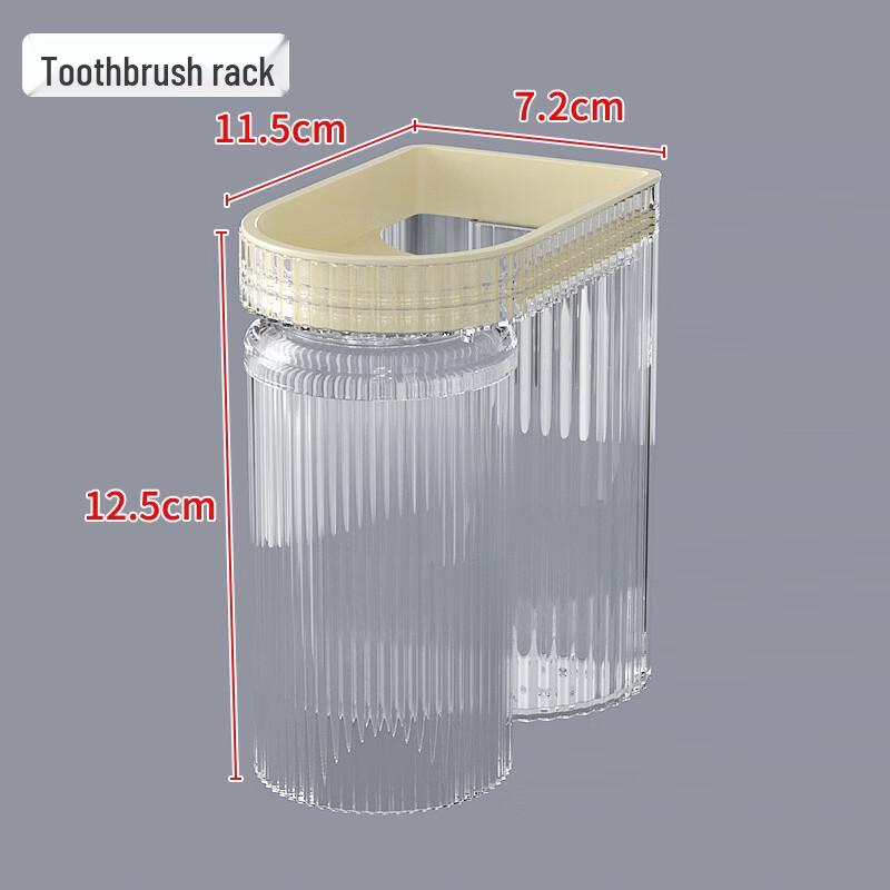 Miflame Pegboard Toothbrush Holder & Storage Box