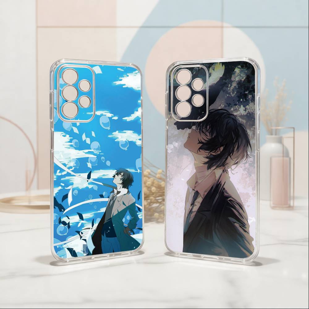 Bungo Stray Dogs Phone Case Transparent Silicone Soft For Samsung S25,S24,S21,S22,S23,S30,Ultra,S20,Plus,Fe