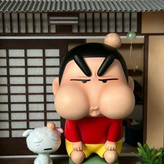 

Crayon Shin-chan & Whitey 18cm Anime Figurine Ornament