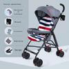 Lightweight Folding Umbrella Stroller with Reclining Seat for Babies and Toddlers