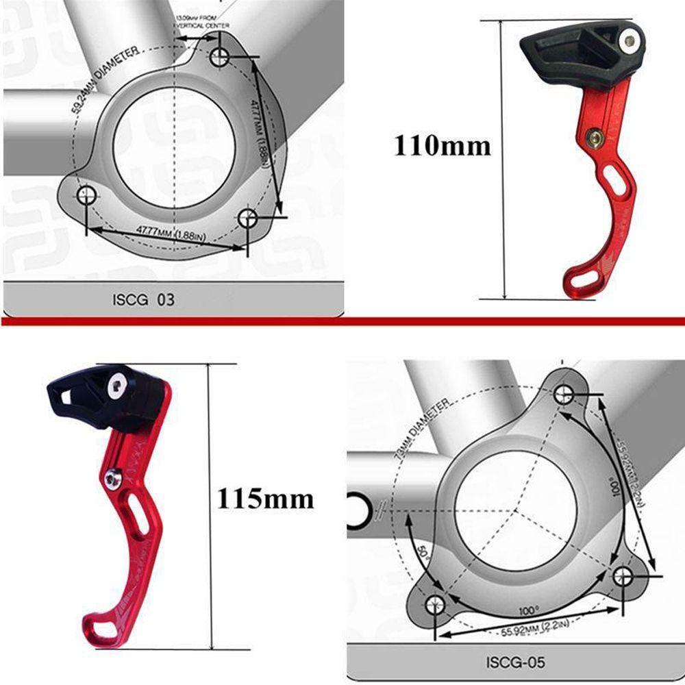 

Road Bike Single Ring ISCG05 CNC BB mount Bike Chain guide Aluminum Zinc Zinc Alloy Single Speed
